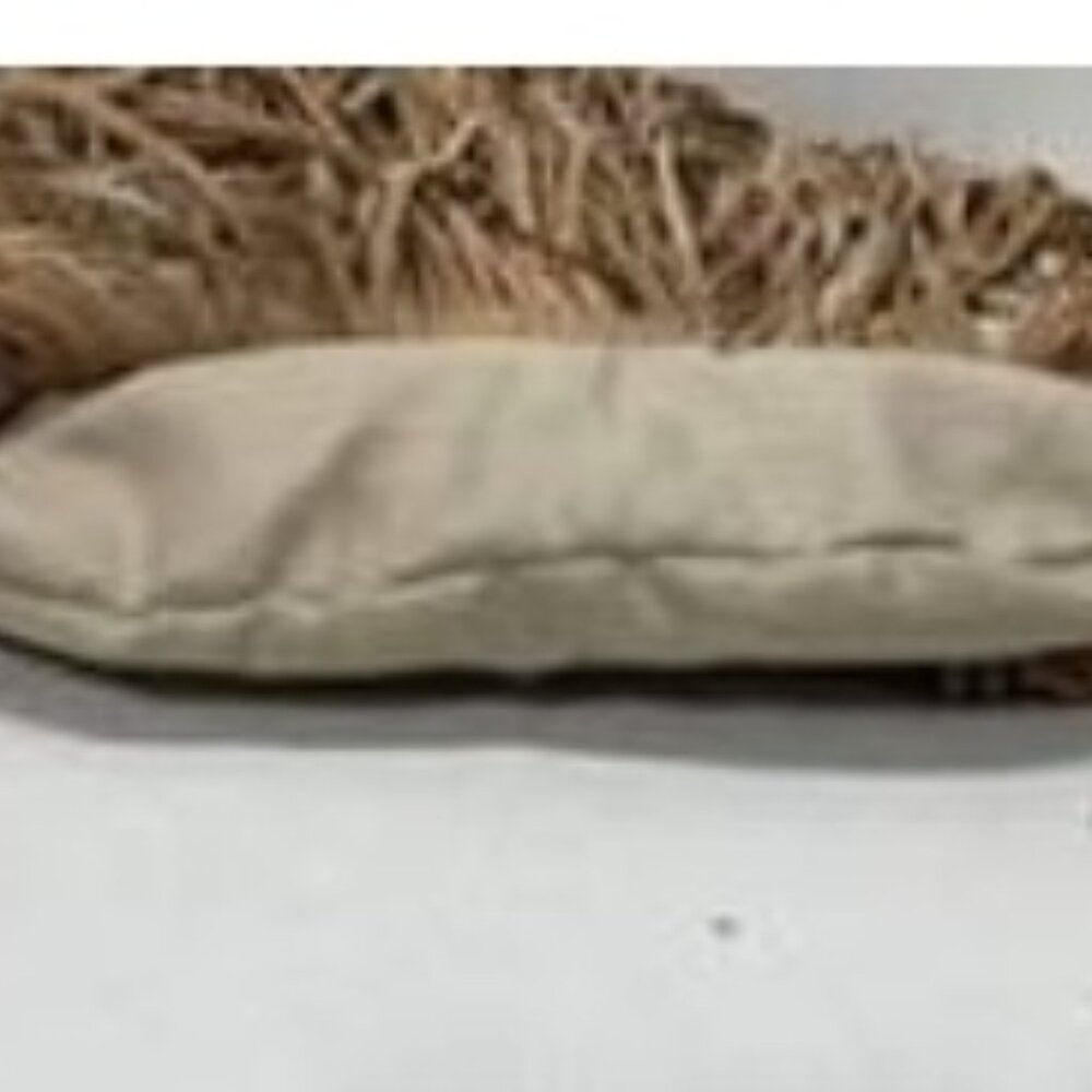 New $400 Monserat De Lucca Bochoa Fringe Bag Taupe Brown Anthropologie - Picture 4 of 6